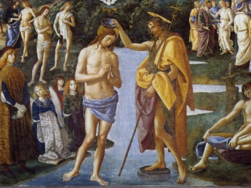 Pietro Perugino Baptism of Christ Sistine Chapel cat13a